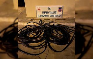 Kablo hırsızları yakalandı