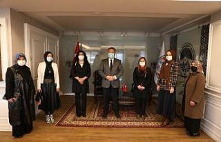 Kadın kollarından Başkan Palancıoğlu’na ziyaret