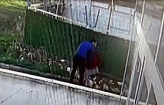 Kadına yönelik şiddet güvenlik kameralarına yansıdı
