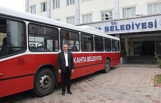 Kahta Belediyesi araç filosuna yeni otobüs