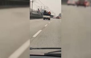 Kamyonet kasasında ölümüne yolculuk