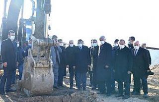 Kanalizasyon yatırımına törenle start verildi