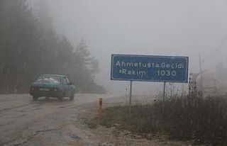 Karabük-Bartın Karayolu’nda kar yağışı başladı