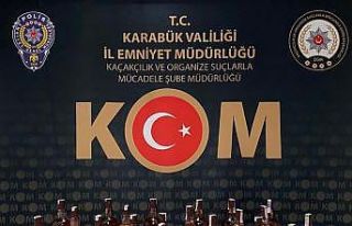 Karabük’te kaçak alkol yakalandı