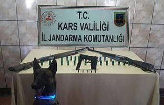 Kars’ta jandarmadan ruhsatsız silah operasyonu