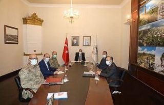 Kars’ta video-konferansla genel asayiş toplantısı...