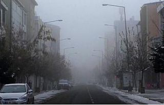 Kars’ta yoğun sis