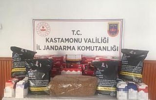 Kastamonu’da jandarma ekiplerinden kaçak tütün...