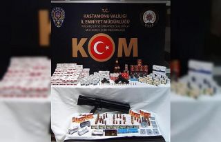 Kastamonu’da silah ve ilaç kaçakçılığı operasyonu:...