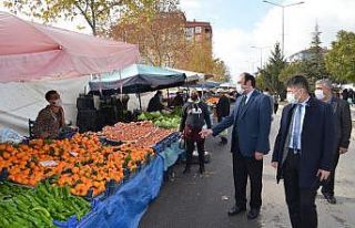 Kaymakam Demirkale’den korona denetimi