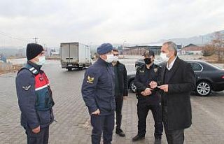 Kaymakam Deniz Pişkin, uygulama noktalarını denetledi