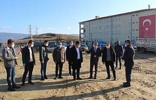 Kaymakam Deniz Pişkin’den jandarma binasında inceleme