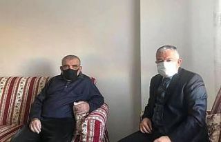 Kaymakam Duru’dan ’Efsane muhtar’a ziyaret