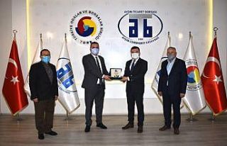 Kaymakam Şahin, Aydın Ticaret Borsası’nın çalışmaları...