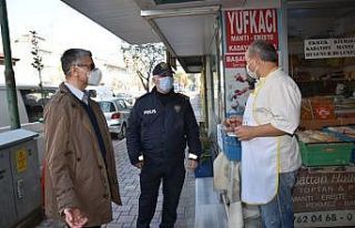 Kaymakam Yurt sokakları denetledi