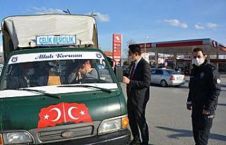 Kaymakamdan ışıksız yaya geçitlerinde denetim