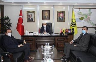 Kaymakamlardan Başkan Pekmezci’ye ziyaret