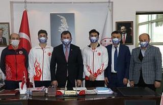Kayseri’nin gururları Kabakcı’yı ziyaret etti