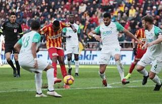 Kayserispor 4 kez kazanabildi