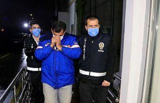 Kaza yaptığını polisten öğrendi