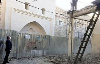 Kılınç, oturakçı pazarındaki restorasyon çalışmalarını...