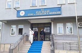 Kilis’te Dezenfekte çalışmaları sürüyor