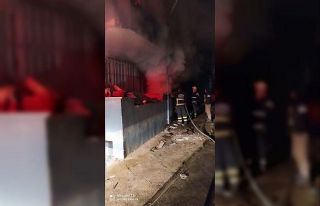 Kırklareli’de markette yangın