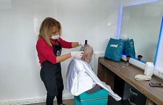 Kırsal bölgelerde ücretsiz kuaför hizmeti