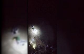 Kısıtlamada kaçak avlanan kişi ekiplere ateş...