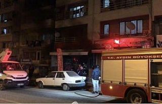 Klimadan çıkan yangın korkuttu