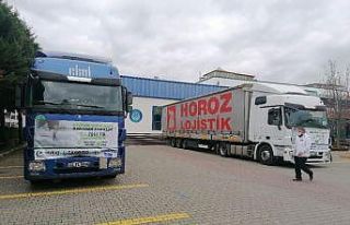 Kocaeli’den Suriye’ye 2 tır yardım malzemesi...