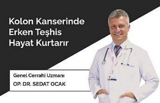 Kolon kanserinde erken teşhis hayat kurtarır