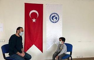 Konuşma güçlüğü yaşayan mülteci çocuklara...