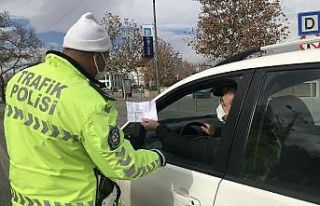 Konya polisinden kısıtlama denetimi