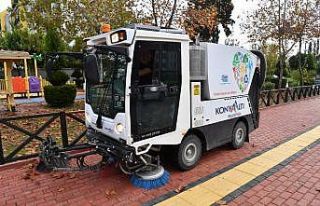 Konyaaltı’na yeni temizlik aracı alındı