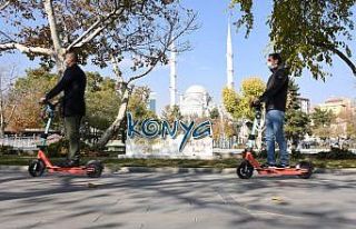 Konya’da elektrikli scooter dönemi