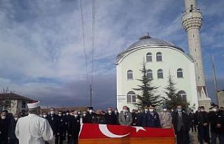 Kore gazisi, askeri törenle son yolculuğuna uğurlandı