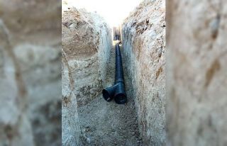 Korkuteli’nde yeni imar yolları üzerinde kanalizasyon...