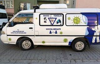 Korona savaşçıları Gemlik sokaklarında