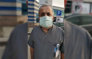 Korona virüs tedavisi gören sağlık çalışanı...