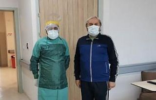 Korona virüs tedavisi süren Başkan Şahin’den...