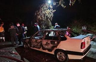 Köyceğiz’de araç yangını