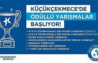 Küçükçekmece’de ödüllü yarışmalar başlıyor