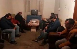 Kumarhaneye çevrilen eve şok baskın
