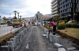 Kuşadası trafik sakinleştirme proje çalışmaları...