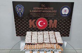Kütahya’da 200 paket kaçak sigara ele geçirildi