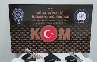 Kütahya’da silah kaçaklığı operasyonu: 2 gözaltı