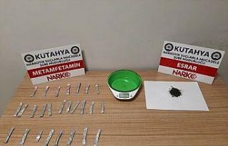 Kütahya’da şüpheli şahıs uyuşturucuyla yakalandı