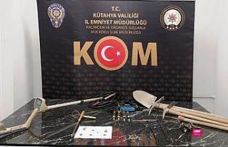 Kütahya’da tarihi eser kaçakçılığı operasyonu