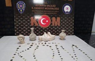 Kütahya’da tarihi eser operasyonu
